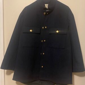Women’s Tuckerneck Navy Marant shirt jacket